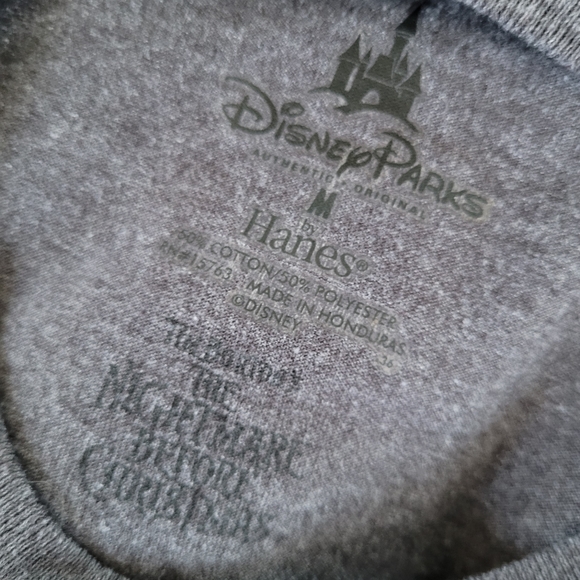 Nightmare Before Christmas JACK gray sleeveless graphic t-shirt DISNEY PARKS - Picture 6 of 8